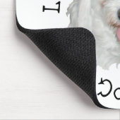 愛しの白い保護犬(レスキュー・ドッグ) マウスパッド (コーナー)