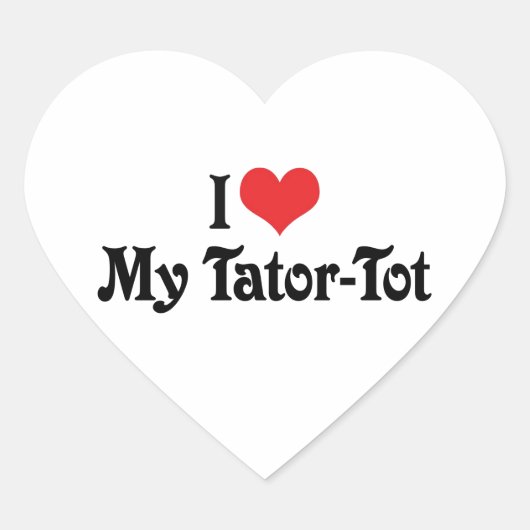 愛しのTator-Tot ハートシール (正面)