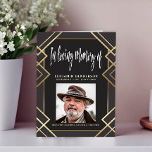 愛しエレガントた記憶の葬儀プログラムの写真