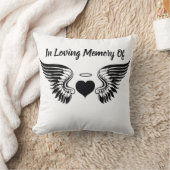 愛しカスタマイズた思い出に天使の翼 クッション (ブランケット)