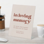 愛しスタイリッシュた思い出の中で結婚のレトロなピーチピンク 台座サイン (インサイチュ)