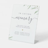 愛しミニマルて思い出す素朴な緑のスクリプト 台座サイン (正面)