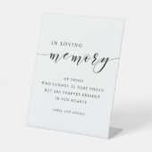 愛しモダンた記憶の表結婚に書 台座サイン (正面)