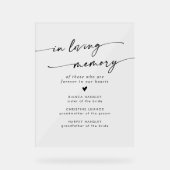 愛しモダンて思い出結婚すボホアクリル アクリルサイン (正面)