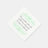 愛し与えておとぎ話の引用文 スタンダードカクテルナプキン (角)