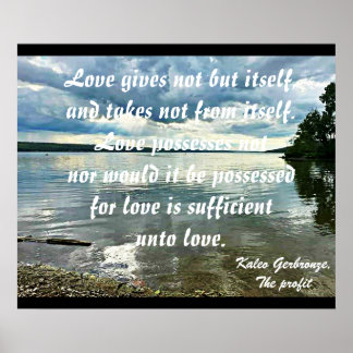 愛し与えてはいけど自分のポスター ポスター