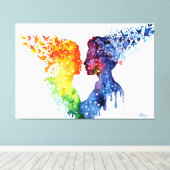 愛し与えてる時 キャンバスプリント (インサイチュ (ウッドフロア))