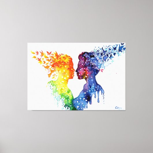 愛し与えてる時 キャンバスプリント (正面)