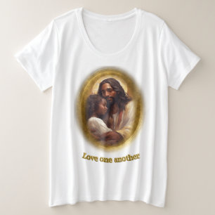 愛し合いながら愛し合う プラスサイズTシャツ