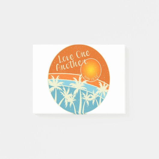 愛し合うクリスチャンデザイン ポストイット (正面)