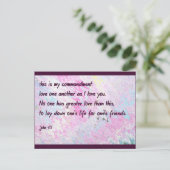 愛し合うハガキ ポストカード (スタンド正面)