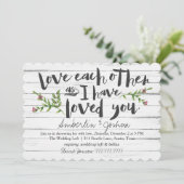 愛し合うブライダル 招待状 (スタンド正面)