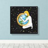 愛し合うプリント キャンバスプリント (インサイチュ (ウッドフロア))