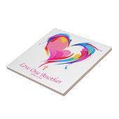 愛し合う別の聖書の聖句ヨハネ1334 タイル (側面)