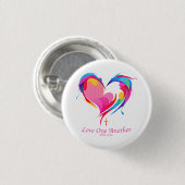 愛し合う別の聖書の聖句ヨハネ1334 缶バッジ (正面&裏面)