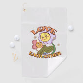 愛し合う | お洒落フローラデザイン ゴルフタオル (インサイチュ)