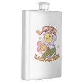 愛し合う | お洒落フローラデザイン フラスク (右)