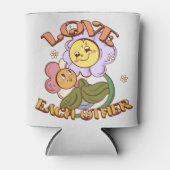 愛し合う | お洒落フローラデザイン 缶クーラー (正面)