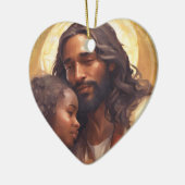 愛し合う セラミックオーナメント (左)
