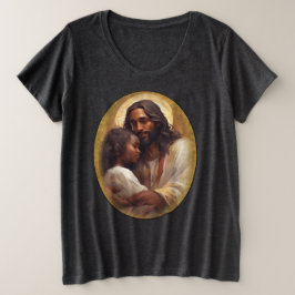 愛し合う プラスサイズTシャツ