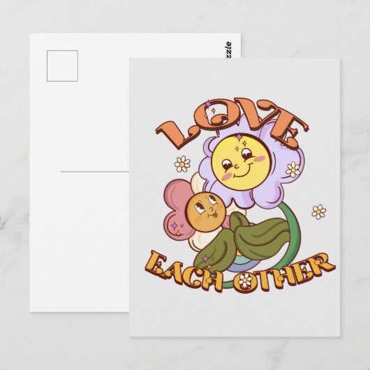 愛し合う ポストカード (正面/裏面)
