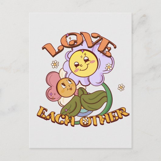 愛し合う ポストカード (正面)