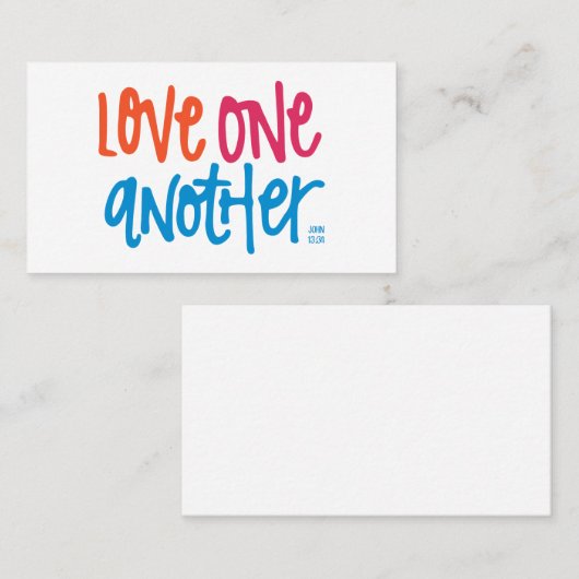 愛し合う 名刺 (正面/裏面)