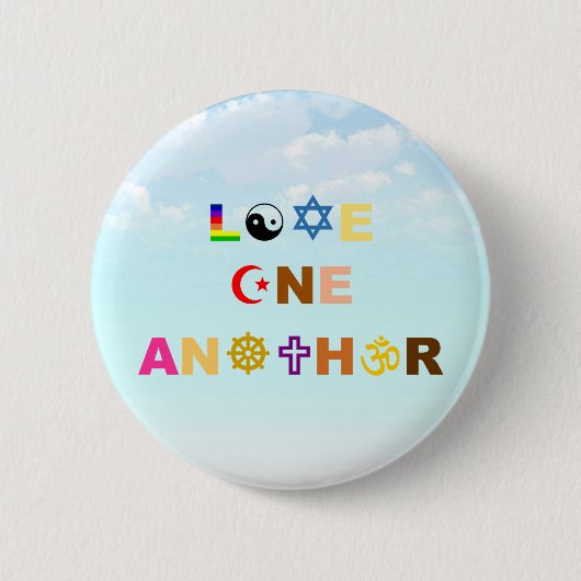 愛し合う 缶バッジ (正面)