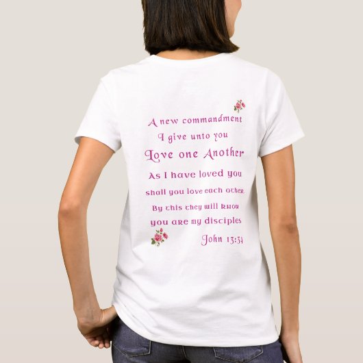 愛し合う Tシャツ (裏面)
