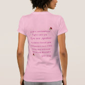 愛し合ったお互いを愛し合う両面 Tシャツ (裏面)