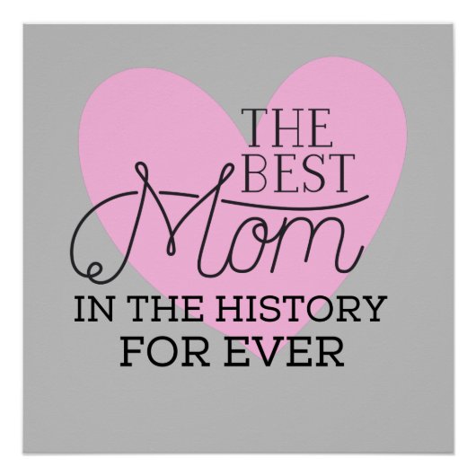 愛し最高のて幸せな母の日 ポスター (正面)