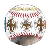 愛し気にて幸せな父の日の野球 野球ボール (正面)