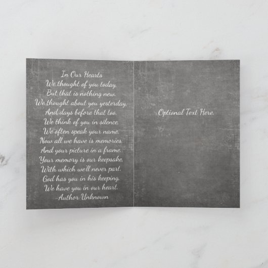 愛し永遠に犬の記念記念の記念品 カード (内部)