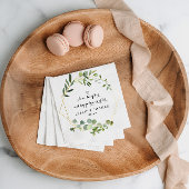 愛し笑い続けて幸せに過ごす スタンダードカクテルナプキン