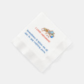 愛し笑わされるた退職 縁ありカクテルナプキン (角)