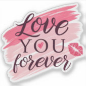 愛し続けるシール シール (正面)