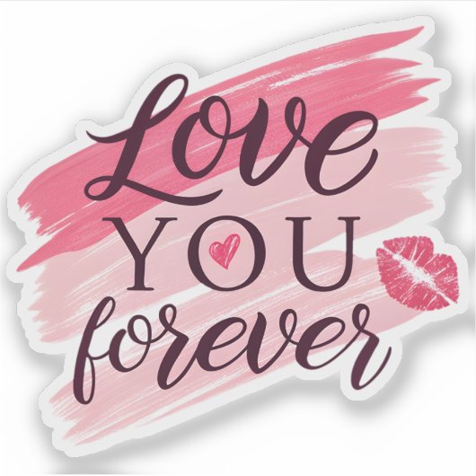 愛し続けるシール シール (正面)