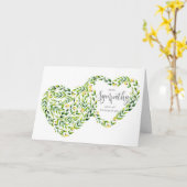 愛し考えるた遺族の哀悼の意 カード (黄色い花)