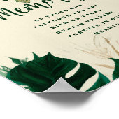 愛し葉た思い出の中のトロピカルメモリアルのサイン ポスター (角)