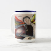 "愛し離れてワイルド" Mug ツートーンマグカップ (正面左)