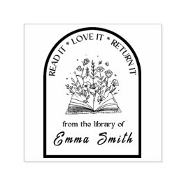 「愛し、返す – 読図書室カスタム。 セルフインキングスタンプ
