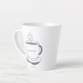 愛すべてのコーヒーを愛する カフェラテマグ (左アングル)