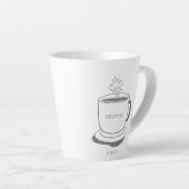 愛すべてのコーヒーを愛する カフェラテマグ (右アングル)