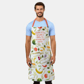 愛すべて、少数を信頼し、誰にも間違った引用文 エプロン (着用した状態)