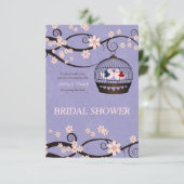 愛すみれ色のブライダルシャワーの招待状の囚人 招待状 (スタンド正面)