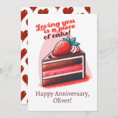 愛するあなたはケーキのようなもの 記念日 シーズンカード (正面/裏面)