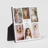 愛するあなたへ ナナの写真コラージュ フォトプラーク (正面)