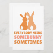 愛するいくつかのバニー – イースターカード シーズンカード (正面/裏面)