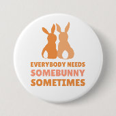 愛するいくつかのバニー – イースターボタン 缶バッジ (正面)