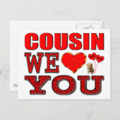 愛するいとこよ ポストカード (正面/裏面)